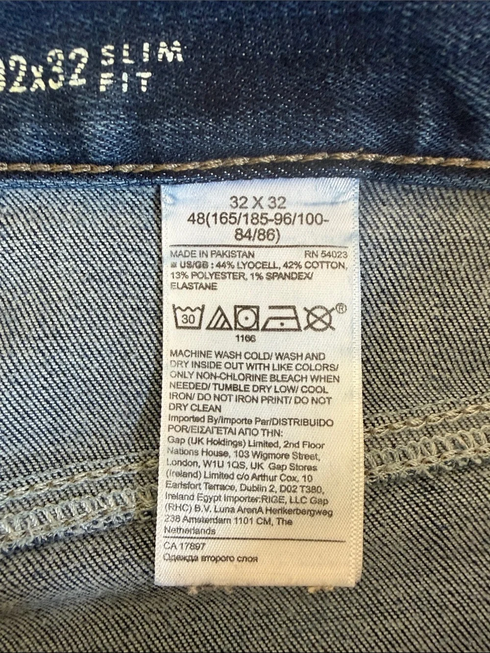 Banana Republic Traveler Men's Dark Blue Slim Straight Jeans Size 32/32